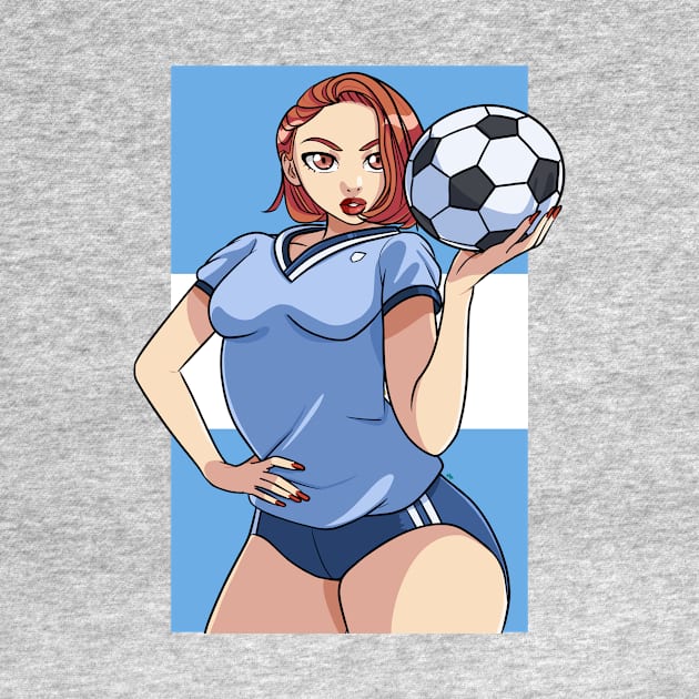 Argentina Futbol Fan Soccer Argentinian Proud Argentine by Noseking